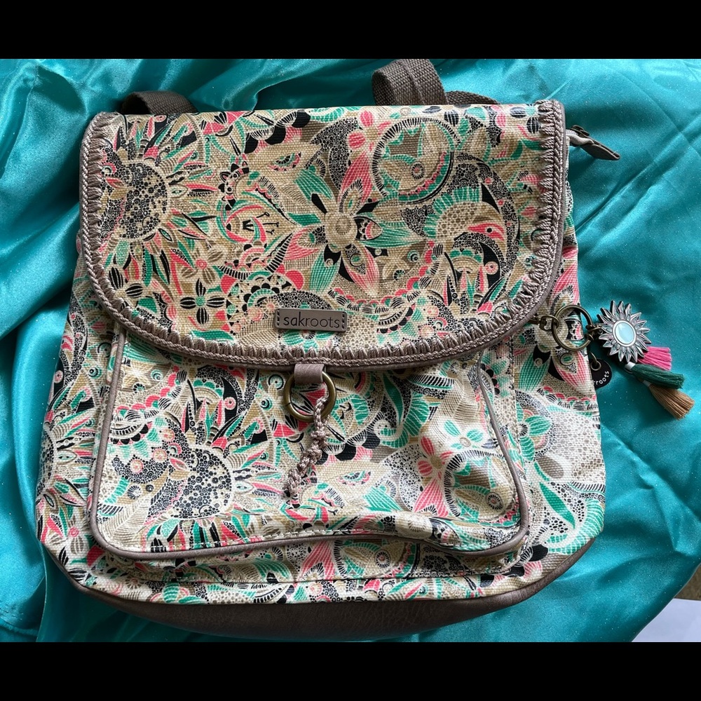 Sakroots conversion backpack/shoulder bag